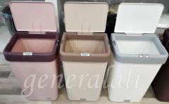 Motek Pratik Kapaklı 40 Litre Kirli Çamaşır Sepeti MT-08