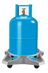 Tüpçek Saksı Damacana Kolon küllük Altlığı Tekerlekli Plastik Tüpçek-5663