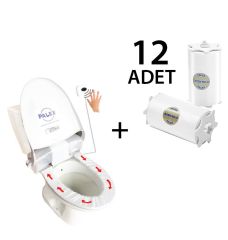 Palex Sensörlü Hijyenik Klozet Kapağı + 12 Adet Yedek Rulo