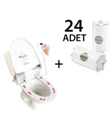 Palex Sensörlü Hijyenik Klozet Kapağı + 24 Adet Yedek Rulo