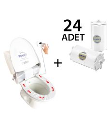 Palex Sensörlü Hijyenik Klozet Kapağı + 24 Adet Yedek Rulo