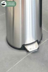 Primanova Cigo Paslanmaz Çelik Çöp Kovası Pedallı 20 Litre-İNX