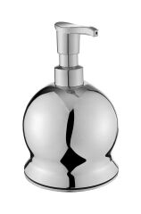Geseus Ç.ayna Metal Krom Küre Sıvı Sabun Dispenseri 300ml-802