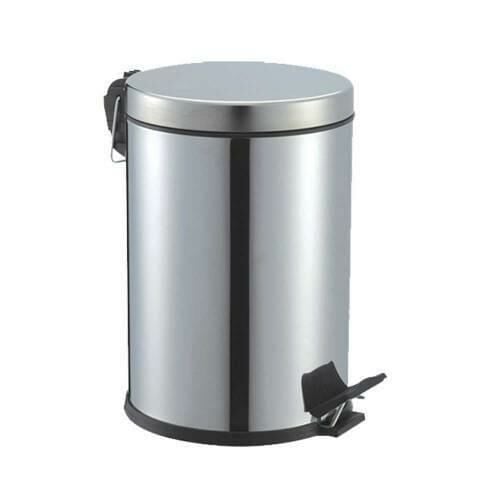 Palex Krom Pedallı Çöp Kovası 8 Litre