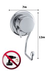 Geseus Ç.Ayna Krom Tekli Askı Askılık Vidasız Kendinden Yapışkanlı-815