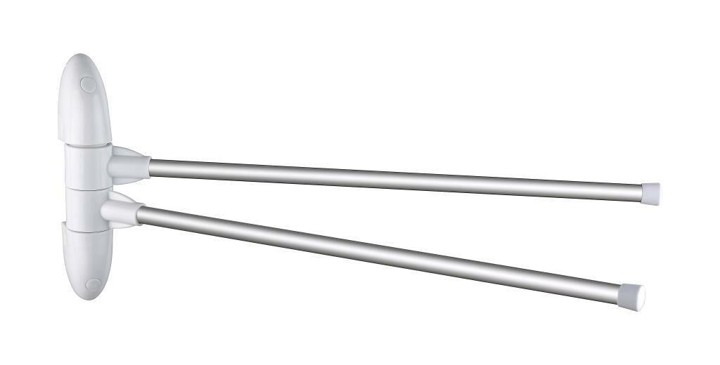 Çelik Ayna Havlu Ve Çamaşır Askısı Eloksallı Alüminyum İki Kollu-225