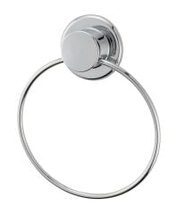 Çelik Ayna Yuvarlak Daire Krom Havluluk Vidasız Kendinden Yapışkanlı-824