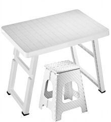 Portatif Plastik Katlanabilir Av Balık Kamp Piknik Masası Büyük