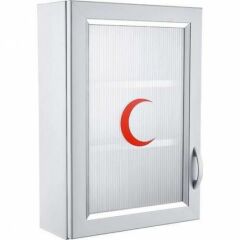 Ecza Dolabı İçi Dolu İlk Yardım İçerikli PVC 50x35x16 CM 159