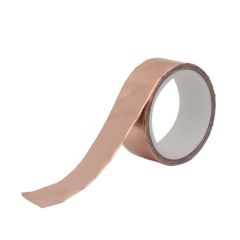 Salyangoz ve Sümüklü Böcek Engelleyici Statik Elektirik Yüklü Bakır Bariyer Bandı 18mmx2mt