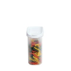 Moonstar Kuru Gıda Bakliyat Saklama Kabı 1,8 LT 6 Lı Set Beyaz-MAS-102