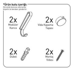 Geseus Paslanmaz Çelik Üç Katlı Kancalı Banyo Köşe Rafı SİYAH BK083-SİYAH