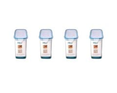 Hava Sızdırmaz Contalı Bakliyat Saklama Kabı 3 LT 4 Lü Set