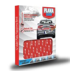 Geseus Plaka Yapıştırma Bandı 3M Güvencesi ile 24Adet 95x30mm 2 Paket