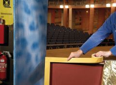 Geçici montaj bandı Çıkarılabilir Pet Kumaş Kauçuk Bazlı Yapışkan Sistemi 50mmx5mt