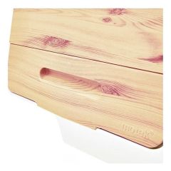 Motek Bambu Tekerlekli Organizer Çok Amaçlı Saklama Kutusu 1X12 Lt