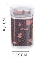 Vakumlu Hava Almaz Saklama Kabı Seti Erzak Kabı 6 Adet 1400 ML