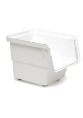 Motek Beyaz Tekerlekli Organizer Çok Amaçlı Saklama Kutusu 2X12 Lt