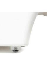 Motek Patateslik Soğanlık Tekerlekli Organizer Çok Amaçlı Saklama Kutusu 2X33 Lt Beyaz+Gri