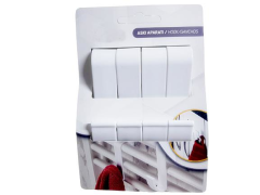 Home Havlupan Askılık 4'lü Bornoz Askılığı Çamaşır Havlupan Askı Aparatı-AY-57