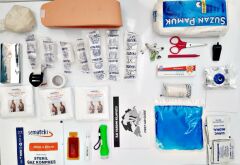 Çelik Ayna Çift Kapaklı Büyük Ecza Dolabı İçi Dolu Full Paket 846