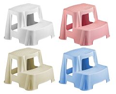 Çocuk Basamağı Çok Amaçlı 2 Katlı Basamak Evde, İşde, Depoda