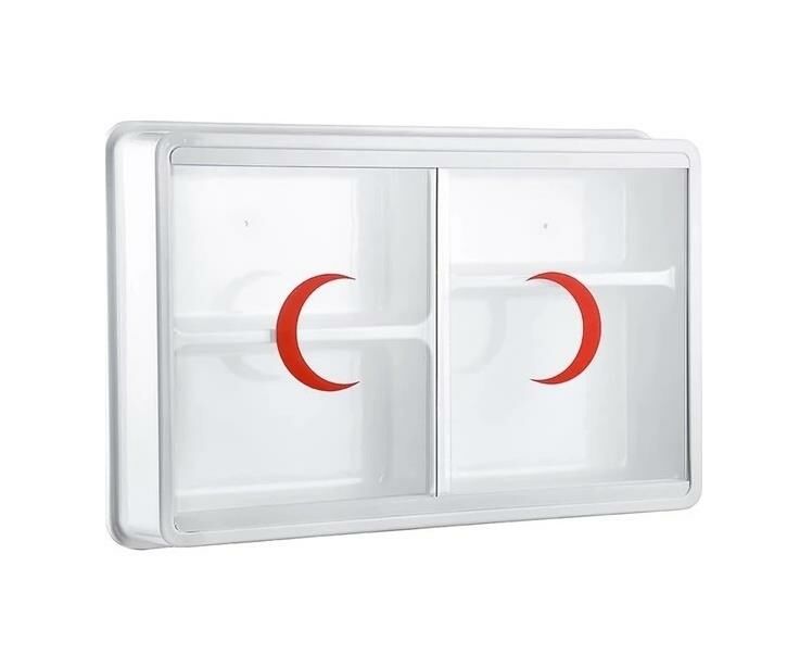 Çelik Ayna Ecza Dolabı 47x30x10cm PVS Camlı 158