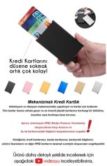 Metal Otomatik Mekanizmalı Kredi Kartlık