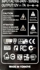 Çakmak Adaptörü Araç Çakmaklık Çevirici Oto buzdolabı Ev Tipi Çevirici 84W/7A/12V(Açıklamayı okumadan ürünü almayınız)