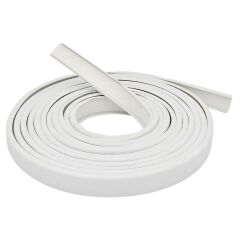 Kendinden Yapışkanlı Masa,Raf,Dolap,Komodin,Mobilya Kenar Bandı 18mmX5 Metre-Beyaz