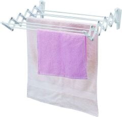 Primanova Raylı  Katlanır Balkon Çamaşır Askısı 80 cm LG-02