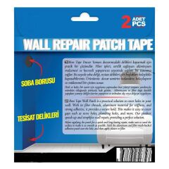 Duvar Yaması Tesisat ve Soba Borusu Delikleri İçin Kalıcı Onarım 15cmx15cm-2Adet
