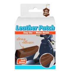 Deri Yaması Kendinden Yapışkanlı Kolay Uygulanır Su Geçirmez 10cmX1,5 Metre-Koyu Kahve