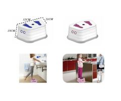 Çocuk Basamağı Yükseltici Basamak Kaydırmaz Tabure Beyaz MP