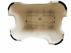 Geseus Banyo Taburesi Çok Amaçlı Tabure Kaymaz Ayakalı Max-140kg Taşıma Kapasitesi-Bej-5171-84B