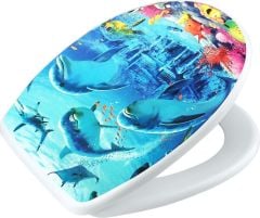 Çelik Ayna Manzaralı Klozet Kapağı