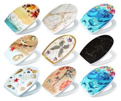 Çelik Ayna Manzaralı Klozet Kapağı