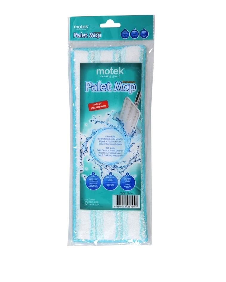 Motek Tablet Mop Mikrofiber Yedek Bez Yedek Ped-PL14