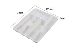 Moonstar Çekmece İçi Kaşıklık 5Gözlü Çatal Bıçak Organızer 34X27CM-KŞ-172