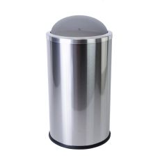 Primanova Vita E45 Paslanmaz Çelik Çöp Kovası 430Kalite Döner Kapaklı 20Lt.