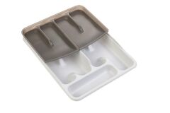 Moonstar Çekmece İçi Kaşıklık Çift Katlı 10Gözlü Çatal Bıçak Organızer 40X30CM-KSET169