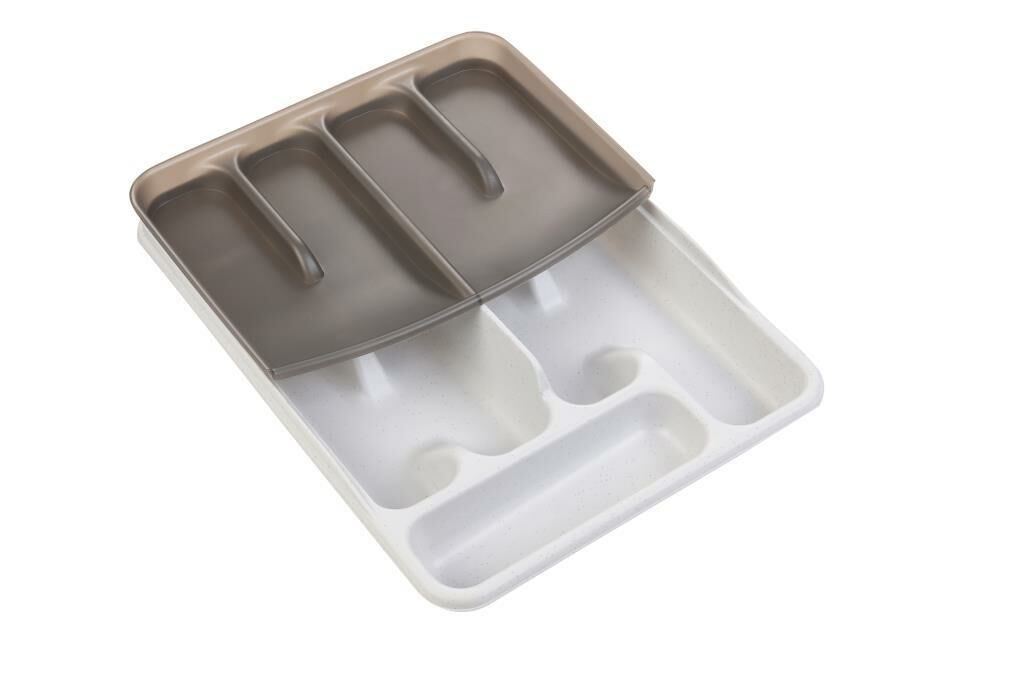 Moonstar Çekmece İçi Kaşıklık Çift Katlı 10Gözlü Çatal Bıçak Organızer 40X30CM-KSET169