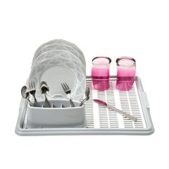 Moonstar Hareketli Tabaklık Bulaşık Durulama Seti Beyaz-720