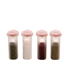 Moonstar Dörtlü Baharatlık Tuzluk Karabiberlik Pratik Kullanım 4X200ML