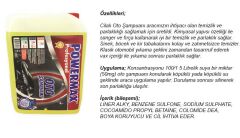Powermax Profesyonel Cilalı Oto Şampuanı Fırça İle Yıkama 5 KG
