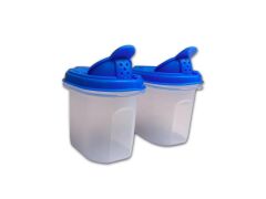 Moon Star İkili Tuzluk Baharatlık Karabiberlik Pratik Kullanım 2x100ML beyaz