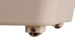 Motek Patateslik Soğanlık Sepeti Oyuncak Kutusu Tekerlekli Organızer Çok Amaçlı Kutu 3X12Lt-Bambu+Krem