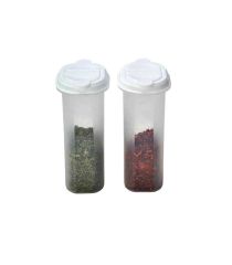 Moonstar İkili Baharatlık Tuzluk Karabiberlik Pratik Kullanım 2X200ML