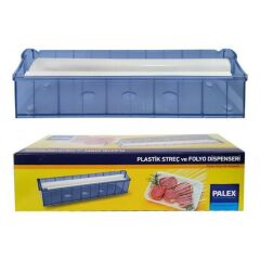 Palex Kırılmaz Streç Ve Alüminyum Folyo Dispenseri Kayar Bıçaklı Plastik 35cm