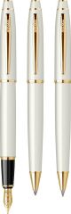 Scrikss 35 3'lü Set Beyaz Altın Dolma Kalem+Tükenmez Kalem+Versatil Kalem İsme Özel Hediyelik Kalem